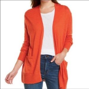 Orange Madewell Cardigan